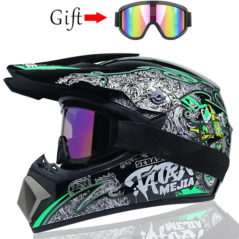Casque de moto casque hors route pour enfants vélo descente AM DH casque croisé capacete motocross vtt atv Tout terrain casque mixte enfants - Soldes-ShopOnline