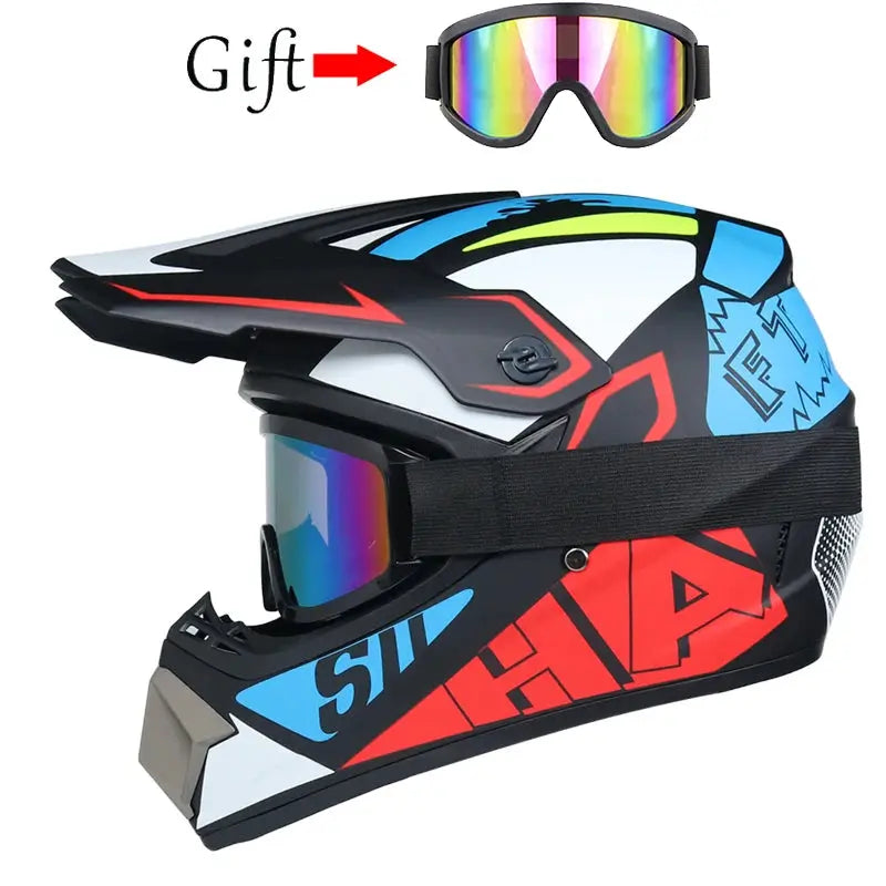 Casque de moto casque hors route pour enfants vélo descente AM DH casque croisé capacete motocross vtt atv Tout terrain casque mixte enfants - Soldes-ShopOnline
