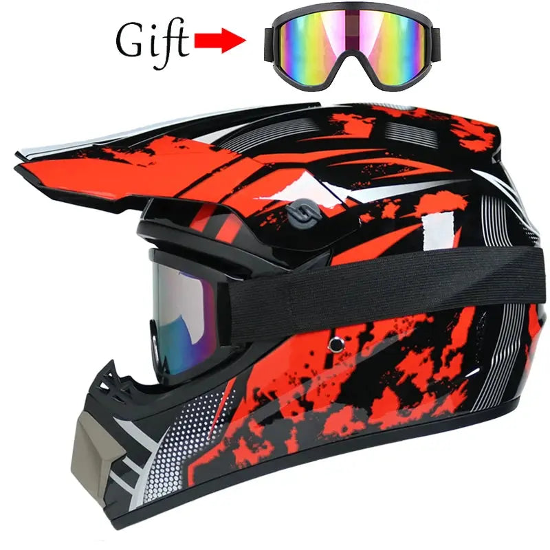 Casque de moto casque hors route pour enfants vélo descente AM DH casque croisé capacete motocross vtt atv Tout terrain casque mixte enfants - Soldes-ShopOnline