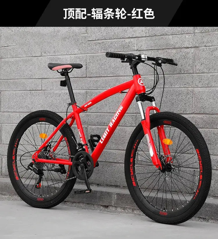 Grylls \ Vélo de montagne léger pour adulte VTT pour Homme à vitesse variable Racing Youth City Sports Car Roadbike Student Bike Off-Road Male Female Stude montagne sentier et route à Prix Attractif - Soldes-ShopOnline