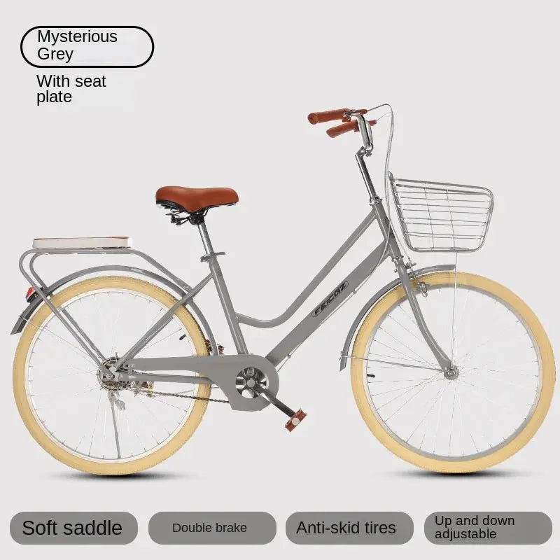 Cooya \ Vélo pour femmes, adulte simple, Vélo d’étudiant, Vélo vintage,vélo pour Filles / Femmes Nouveau, 24 « , 26 » à Prix Discount - Soldes-ShopOnline
