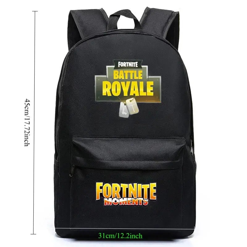 Logo du jeu Fortnite Beau sac à dos Sac à dos de loisirs Petit cadeau sac d’école adolescents collège enfants garçon filles mixte - Soldes-ShopOnline