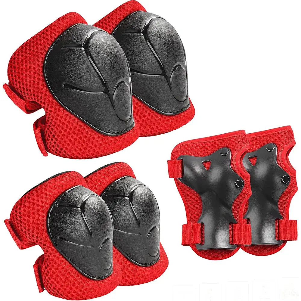 Équipement de protection pour enfants Genouillères et coudières 3 en 1 avec protège-poignet pour le roller Skateboard Cyclisme Patinage Vélo Scooter - Soldes-ShopOnline