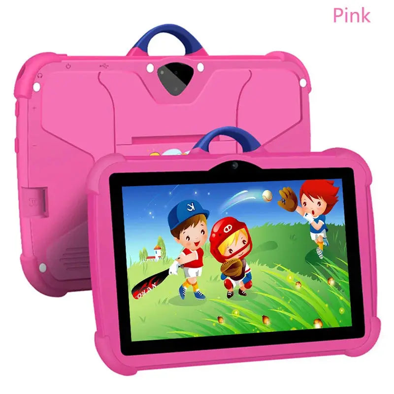 Nouveau modèle Tablette pour enfants 7 pouces Core 4 Go de RAM 64 Go de ROM Android Apprentissage Jeux éducatifs Tablettes Cadeaux pour enfants Filles / Garçons - Soldes-ShopOnline