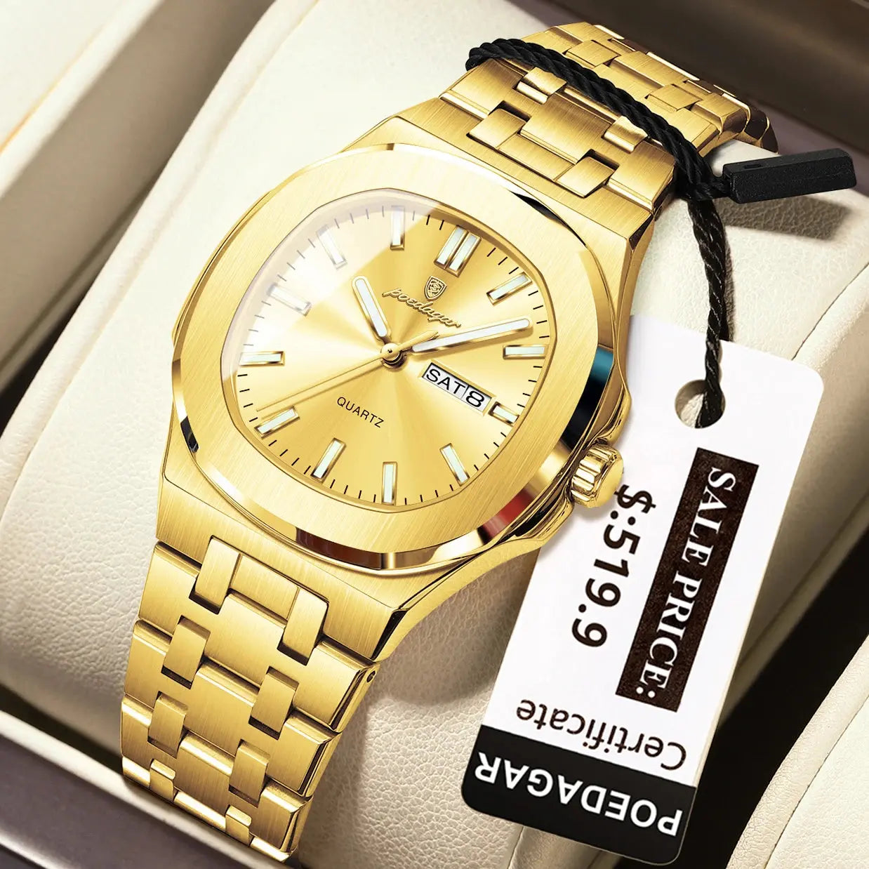 POEDAGAR Top Original Montre pour Femmes Classe Chic Montre de Luxe pour Femme à Prix Discount - Soldes-ShopOnline