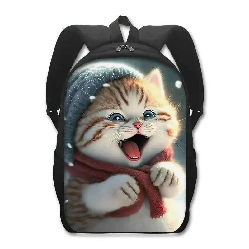 Sac à dos de chat mignon Chat persan/siamois Sacs d'école pour enfants pour adolescents Sacs à dos pour ordinateur portable de chat britannique écossais Sac à dos de livre de chaton - Soldes-ShopOnline