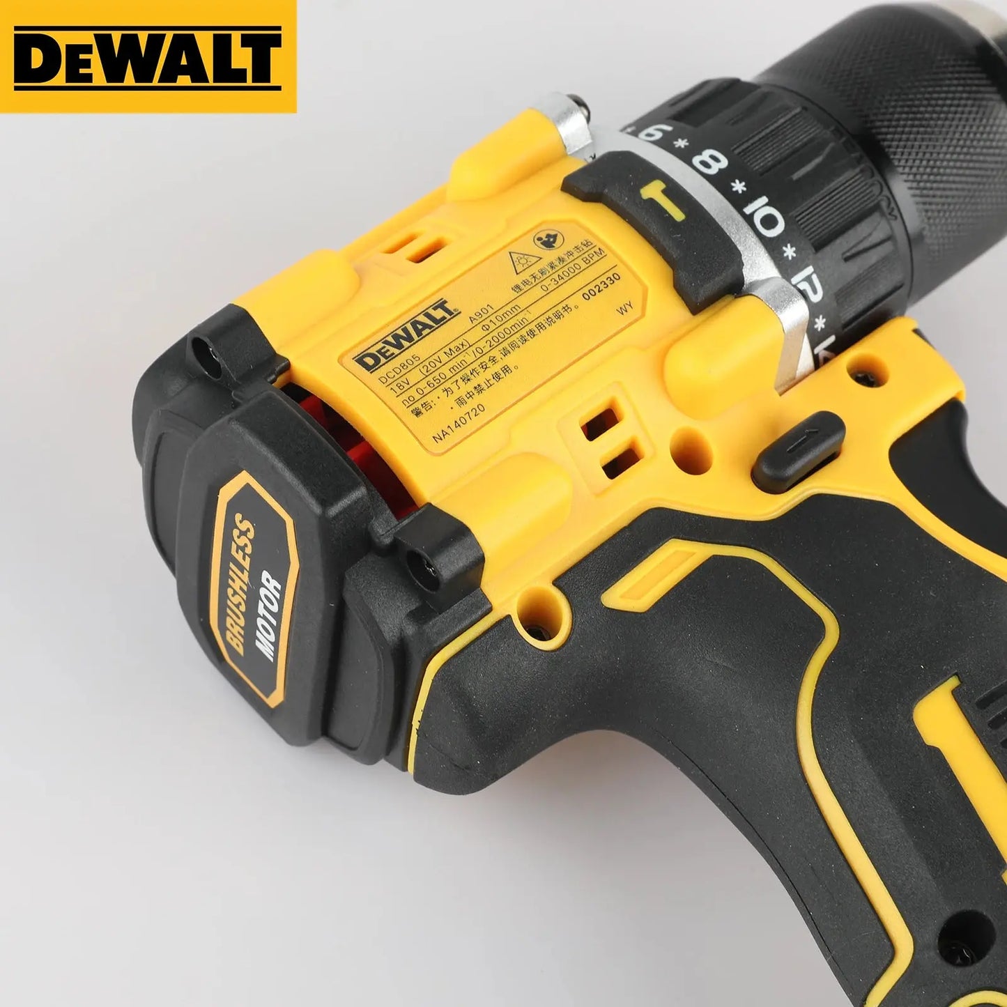 DEWALT 20V Outils électriques Perceuse à percussion sans balais Tournevis électrique sans fil Perceuse à main multifonction pour Travaux Homme Top Quality à Prix Discount - Soldes-ShopOnline