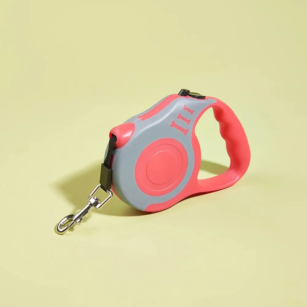 Laisse de chien pour petits chiens/ Chat Automatique Rétractable Durable Nylon Laisse Chiot Voyage en plein air Randonnée Randonnée Traction Corde 3M 5M - Soldes-ShopOnline