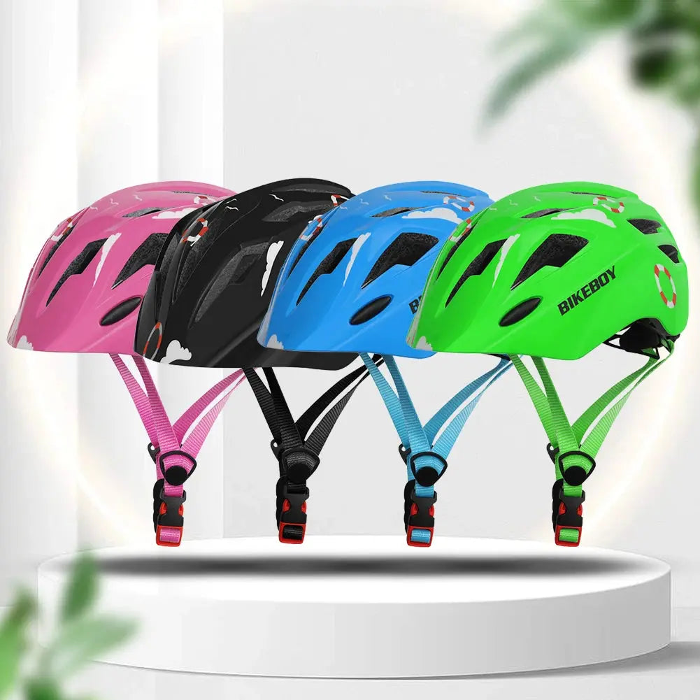 Casque de cyclisme pour enfants Casque de sécurité respirant avec feux arrière Casque de vélo Léger pour skateboard vtt trottinette enfants - Soldes-ShopOnline