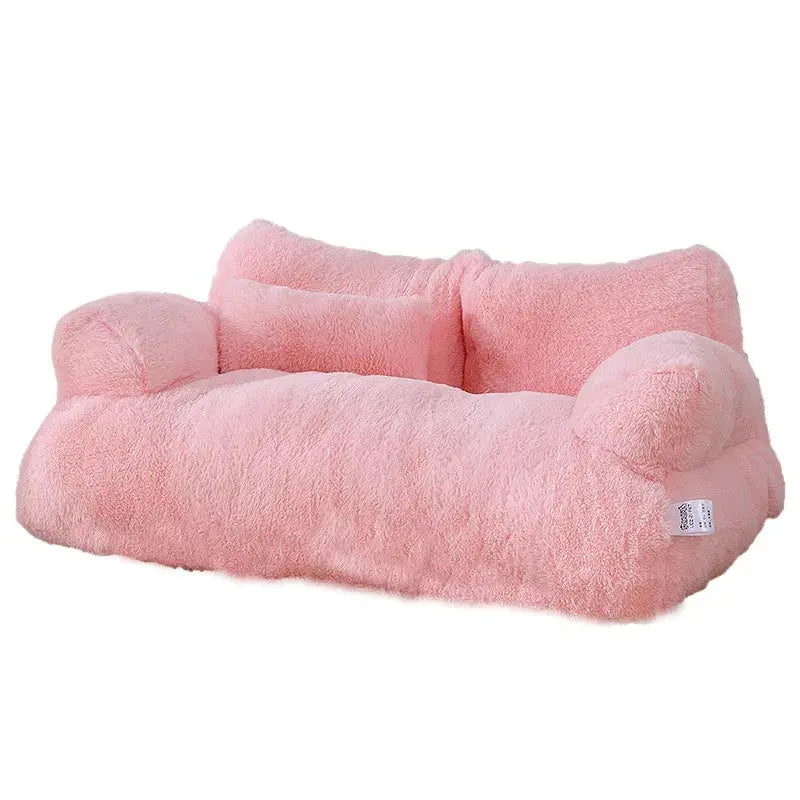 Lit pour chat de luxe Canapé d'hiver Chaud Nid de chat Lit pour animaux de compagnie pour petits chiens et moyens Chats Lit de chiot en peluche confortable Fournitures pour animaux de compagnie - Soldes-ShopOnline