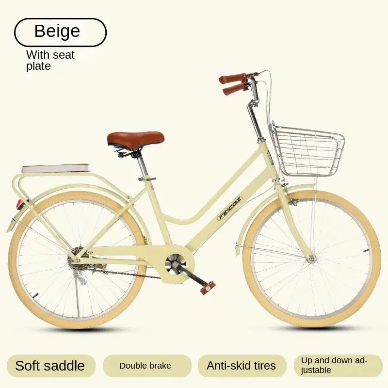 Cooya \ Vélo pour femmes, adulte simple, Vélo d’étudiant, Vélo vintage,vélo pour Filles / Femmes Nouveau, 24 « , 26 » à Prix Discount - Soldes-ShopOnline