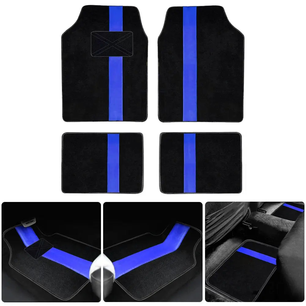 4pcs Tapis de sol de voiture Tapis universel Ensemble kit complet Auto Accessoires Automobile tapis de sol voiture voitures accessoires auto à Prix Discount - Soldes-ShopOnline