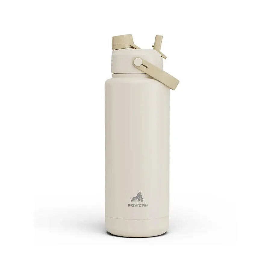 Powcan 40oz double bouche grande capacité thermos en acier inoxydable tasse de sport tasse d’alpinisme sous vide portable étanche à Prix Discount - Soldes-ShopOnline