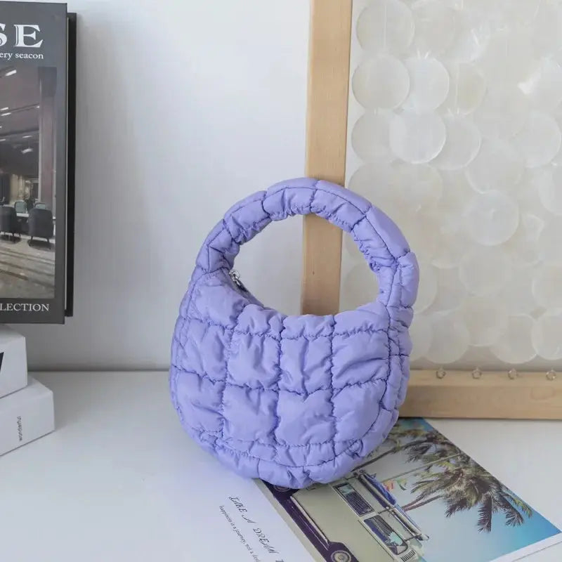 Sacs à bandoulière matelassés à la mode pour femmes Sac à main Mini nuage Sacs plissés Puffer Dumpling Bag Fourre-tout de luxe pour filles - Soldes-ShopOnline