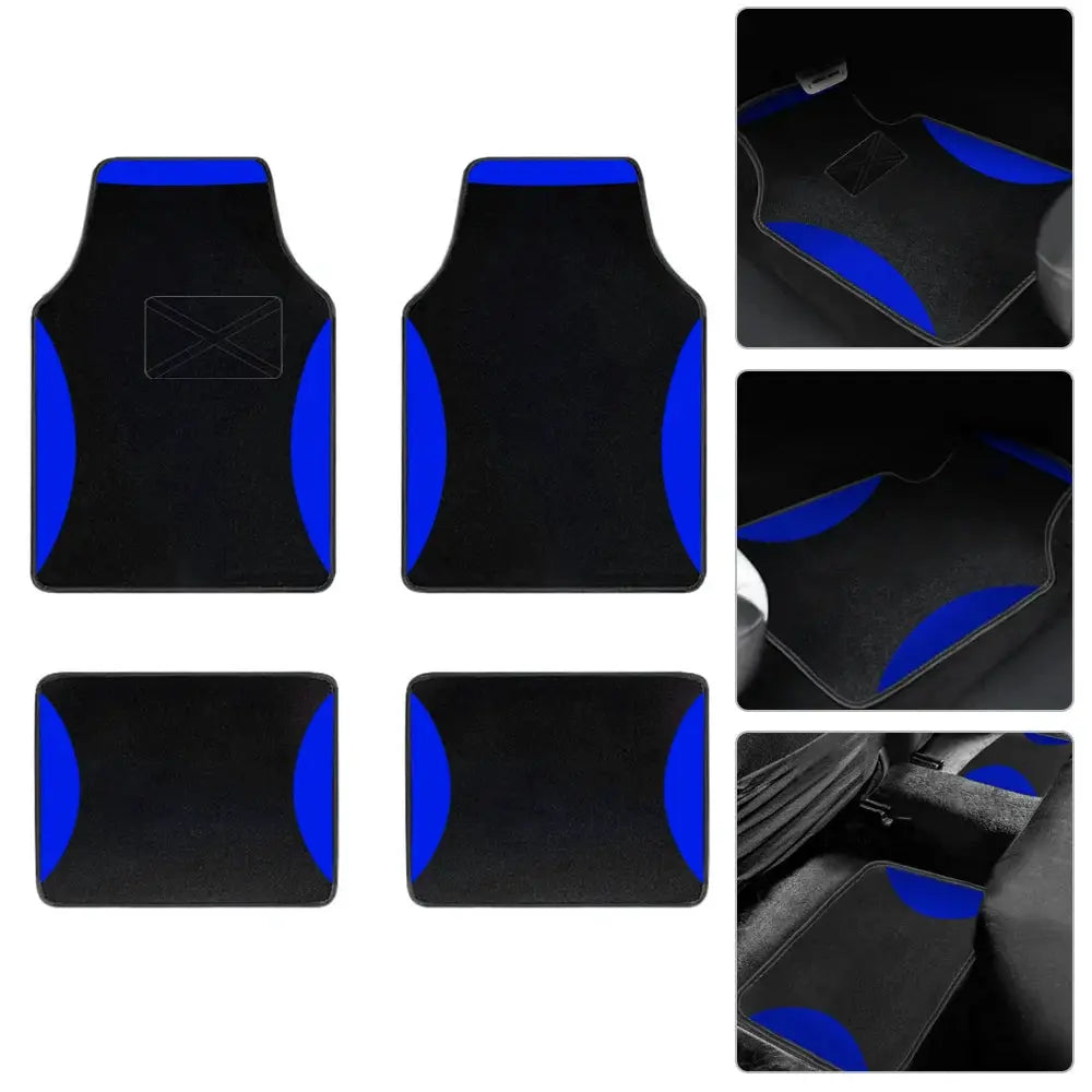 4pcs Tapis de sol de voiture Tapis universel Ensemble kit complet Auto Accessoires Automobile tapis de sol voiture voitures accessoires auto à Prix Discount - Soldes-ShopOnline