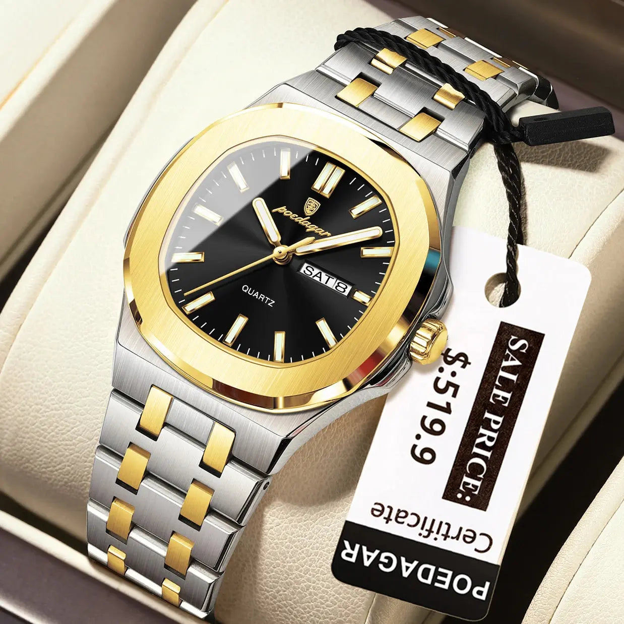 POEDAGAR Top Original Montre pour Femmes Classe Chic Montre de Luxe pour Femme à Prix Discount - Soldes-ShopOnline
