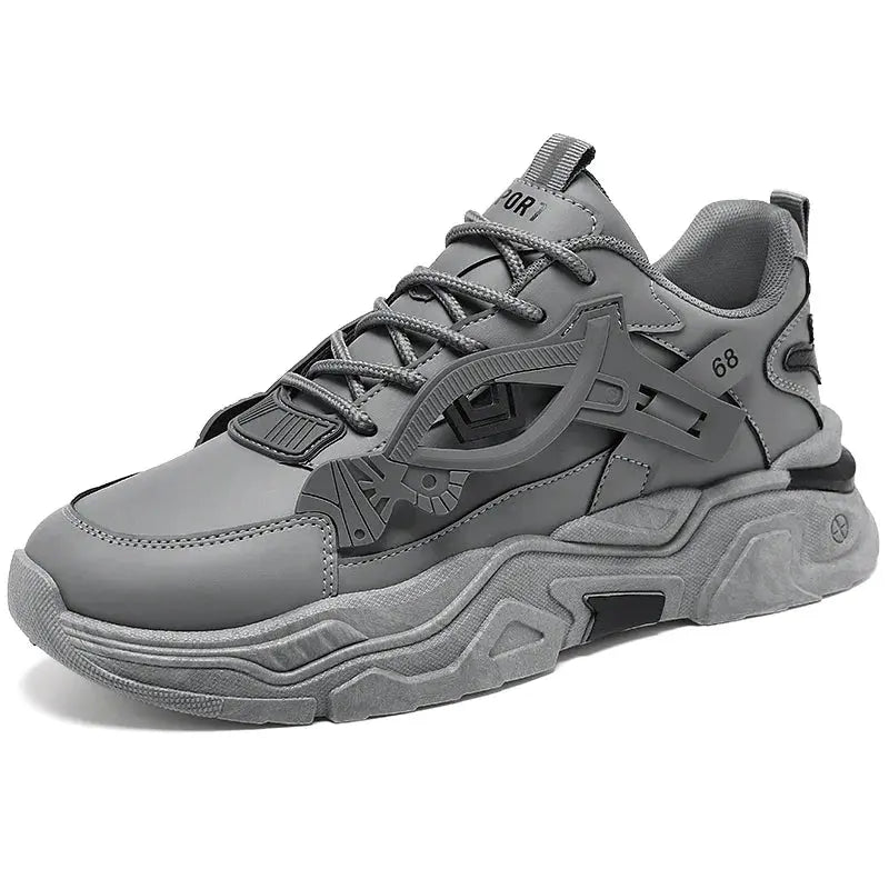 Chaussures à hauteur croissante Chaussures à semelle épaisse Coussin d'air Semelle intérieure confortable Sneeaker absorbant les chocs Support de cheville antidérapant pour Hommes Garçon - Soldes-ShopOnline
