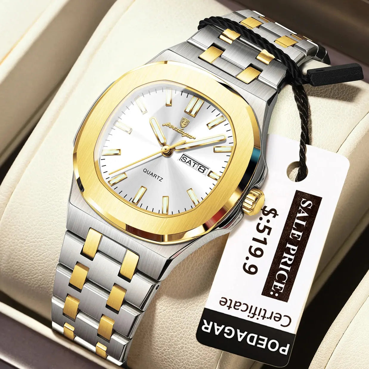 POEDAGAR Top Original Montre pour Femmes Classe Chic Montre de Luxe pour Femme à Prix Discount - Soldes-ShopOnline