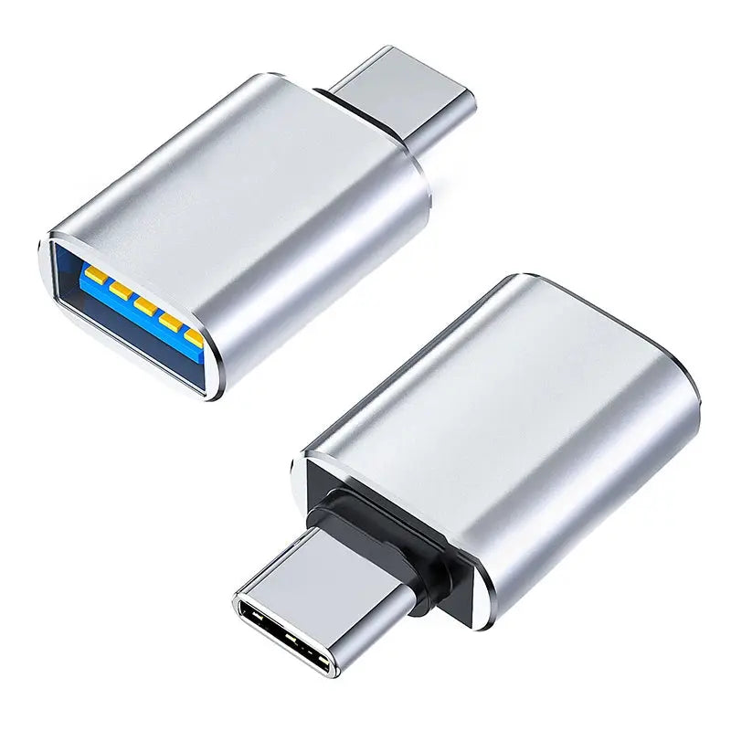 Adaptateur de type C vers USB 3.0 Charge en métal Lumière de lecture de fichier de transmission de données stable pour Iphone Macbook Xiaomi Samsung Connector Android Apple - Soldes-ShopOnline