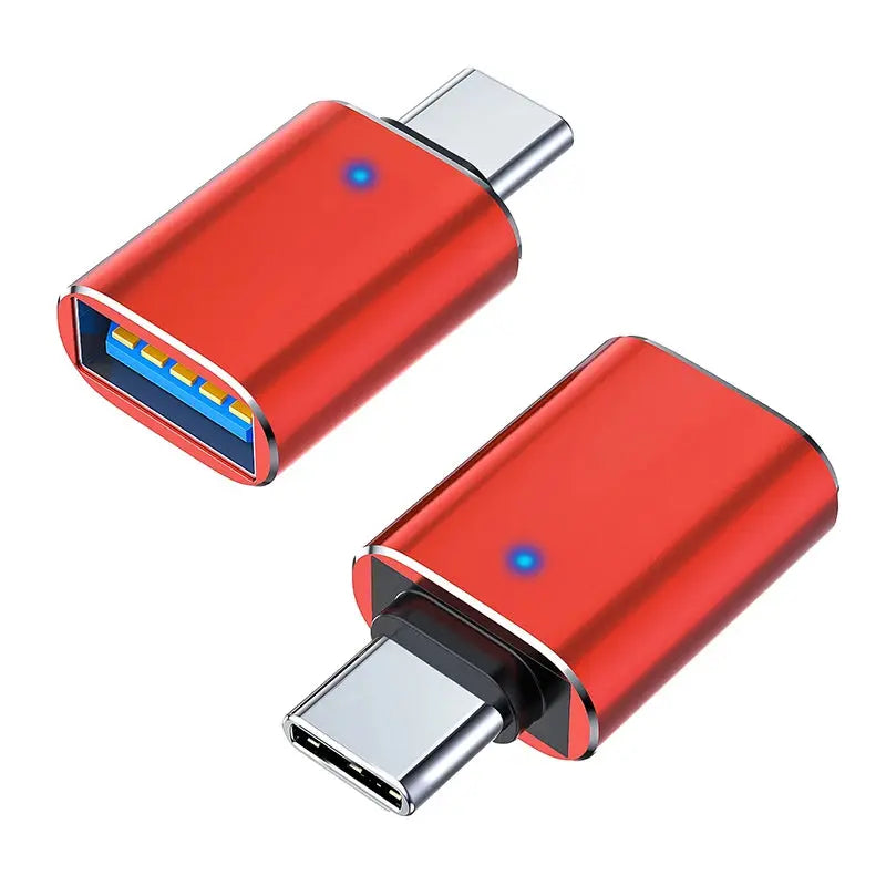 Adaptateur de type C vers USB 3.0 Charge en métal Lumière de lecture de fichier de transmission de données stable pour Iphone Macbook Xiaomi Samsung Connector Android Apple - Soldes-ShopOnline