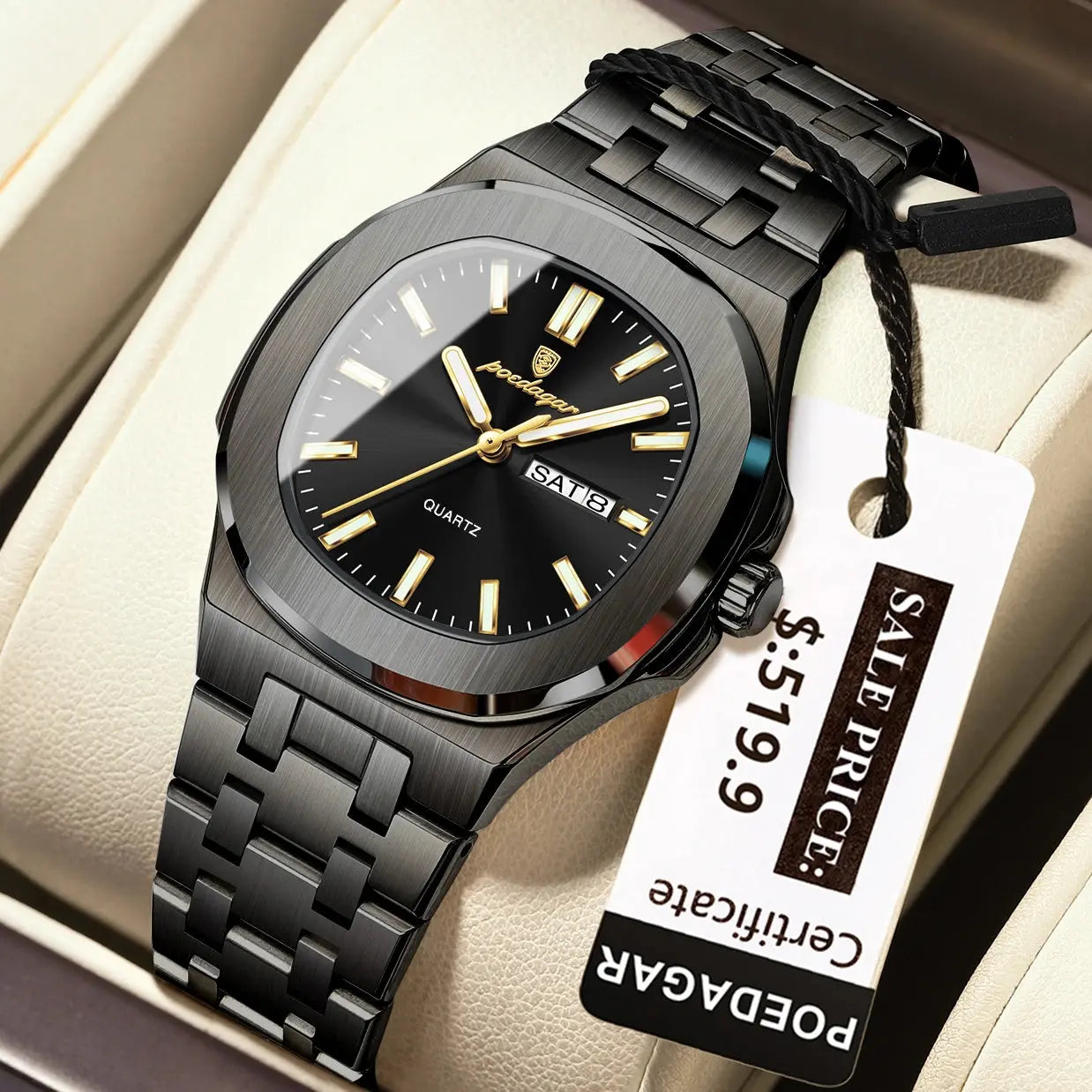 POEDAGAR Top Original Montre pour Femmes Classe Chic Montre de Luxe pour Femme à Prix Discount - Soldes-ShopOnline