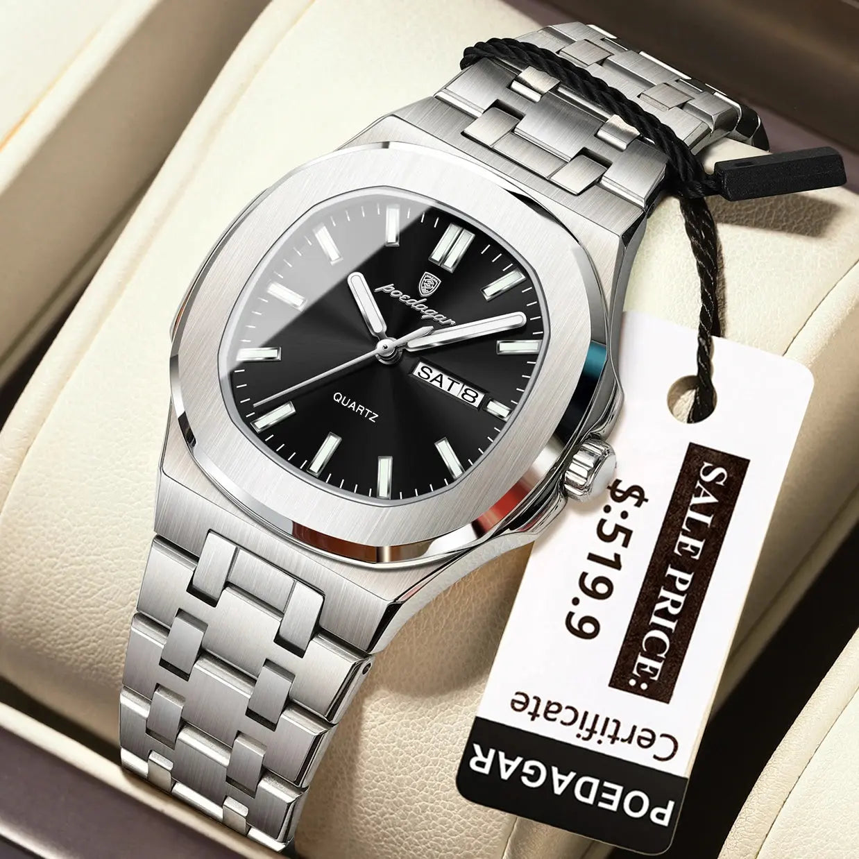 POEDAGAR Top Original Montre pour Femmes Classe Chic Montre de Luxe pour Femme à Prix Discount - Soldes-ShopOnline