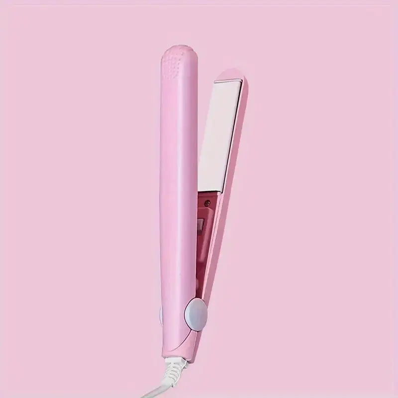 Mini lisseur à cheveux, attelle multicolore, chauffage rapide, plaque en céramique non dommageante, pince à frange, curling et lissage pour filles / Femmes - Soldes-ShopOnline