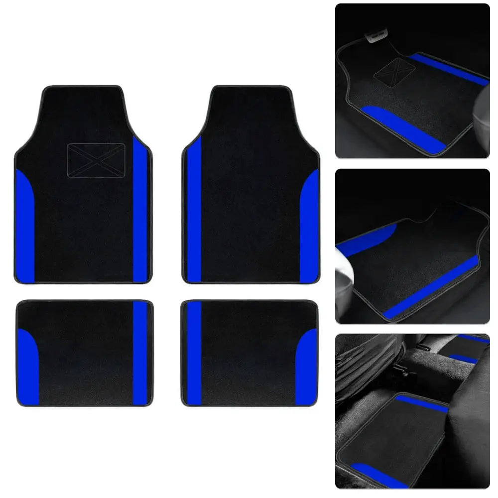 4pcs Tapis de sol de voiture Tapis universel Ensemble kit complet Auto Accessoires Automobile tapis de sol voiture voitures accessoires auto à Prix Discount - Soldes-ShopOnline