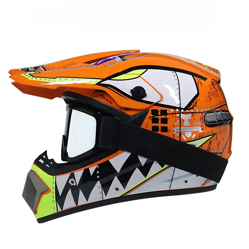 Casque de moto casque hors route pour enfants vélo descente AM DH casque croisé capacete motocross vtt atv Tout terrain casque mixte enfants - Soldes-ShopOnline