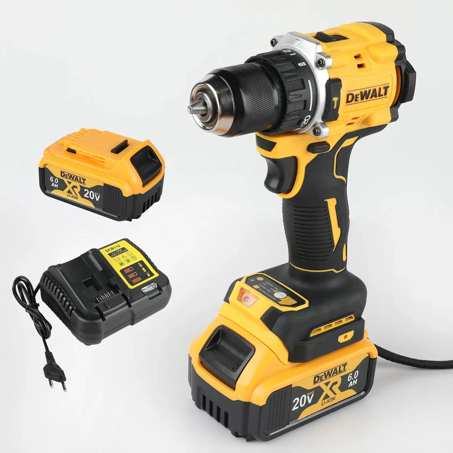 DEWALT 20V Outils électriques Perceuse à percussion sans balais Tournevis électrique sans fil Perceuse à main multifonction pour Travaux Homme Top Quality à Prix Discount - Soldes-ShopOnline