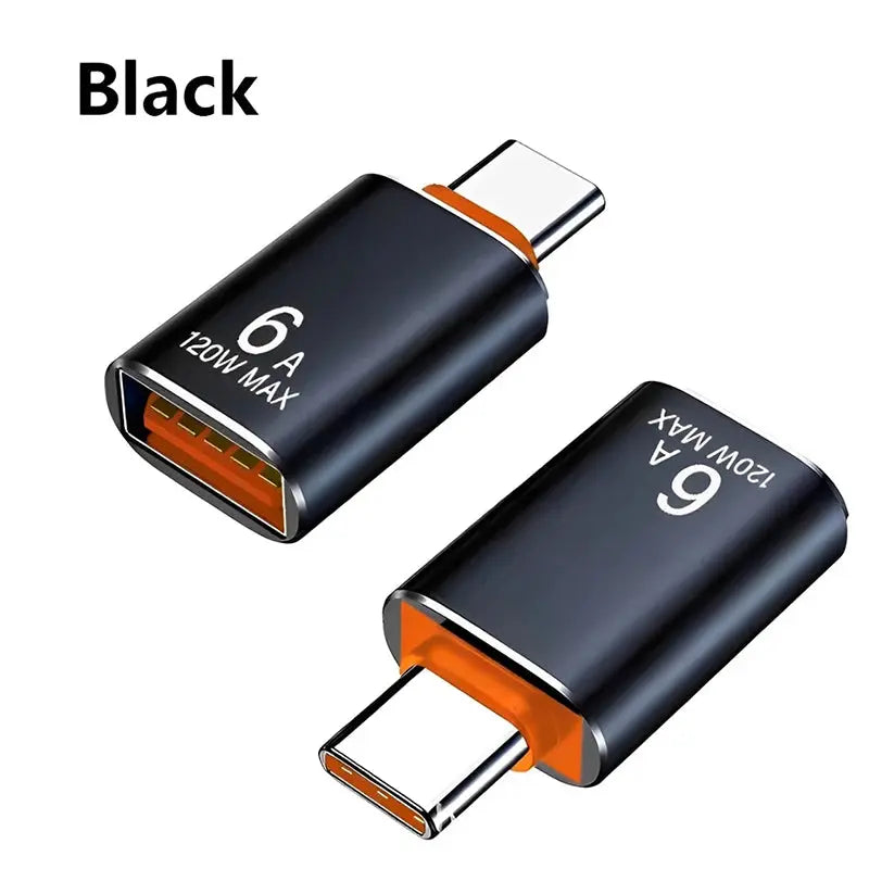 Adaptateur de type C vers USB 3.0 Charge en métal Lumière de lecture de fichier de transmission de données stable pour Iphone Macbook Xiaomi Samsung Connector Android Apple - Soldes-ShopOnline