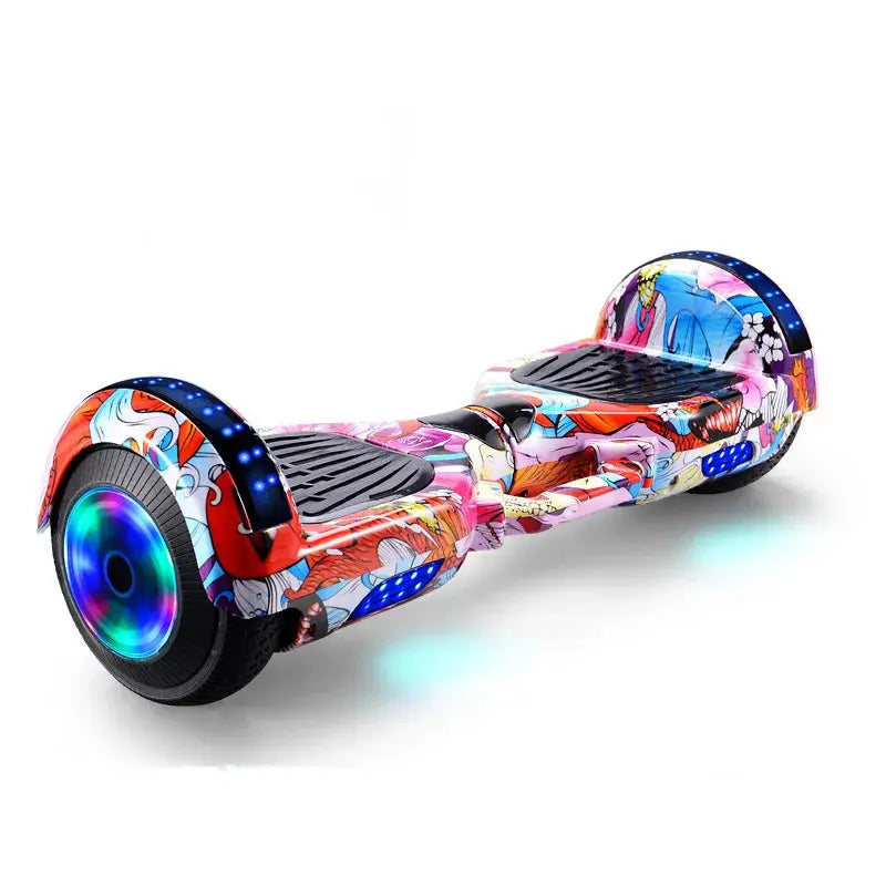 Hoverboard auto-équilibrant de 7 pouces avec Bluetooth et lumières colorées Scooter auto-équilibrant pour enfants - Soldes-ShopOnline