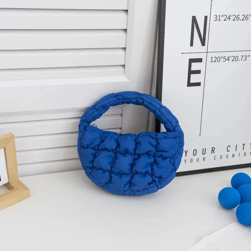 Sacs à bandoulière matelassés à la mode pour femmes Sac à main Mini nuage Sacs plissés Puffer Dumpling Bag Fourre-tout de luxe pour filles - Soldes-ShopOnline