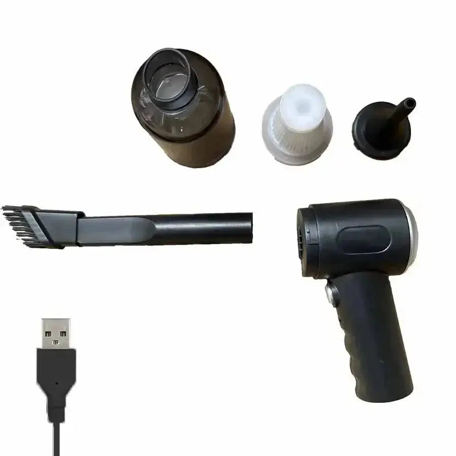 Aspirateur de voiture sans fil 9000Pa Charge USB 1200mAh Appareil de nettoyage portable Mini aspirateur humide et sec Ménage Auto - Soldes-ShopOnline
