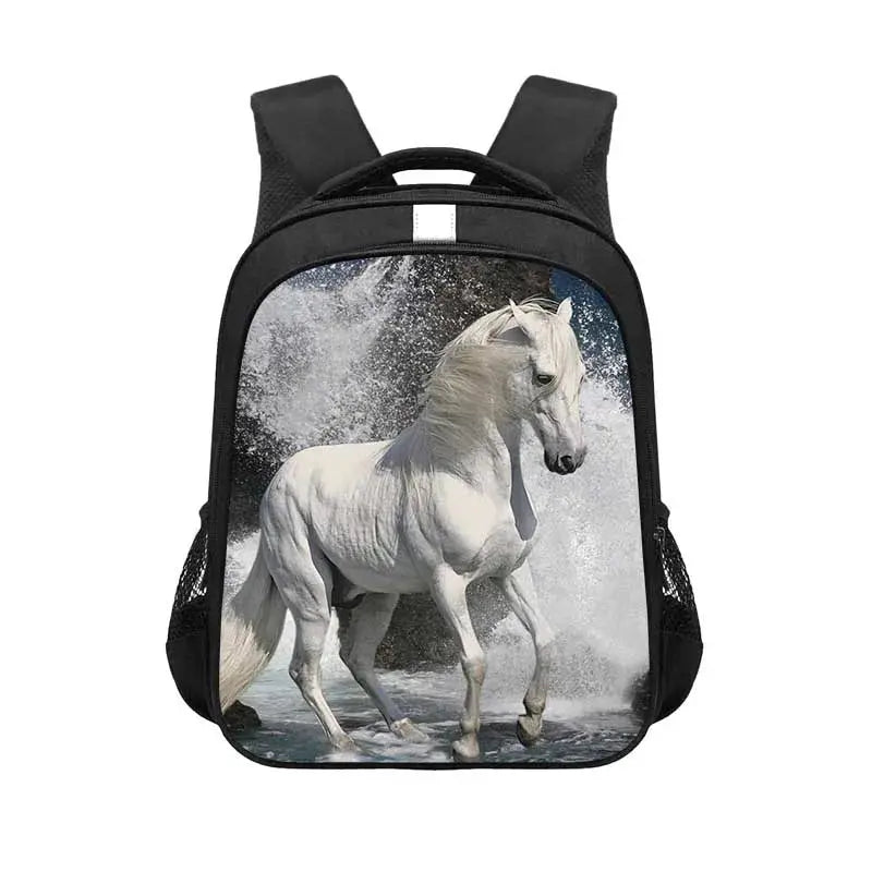Sac à dos pour adolescents Enfants Cheval Sacs d’école Mignon Sac à dos Garçons Cadeau cartable école Filles Sacs à dos scolaires Enfants - Soldes-ShopOnline
