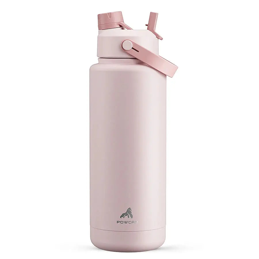Powcan 40oz double bouche grande capacité thermos en acier inoxydable tasse de sport tasse d’alpinisme sous vide portable étanche à Prix Discount - Soldes-ShopOnline