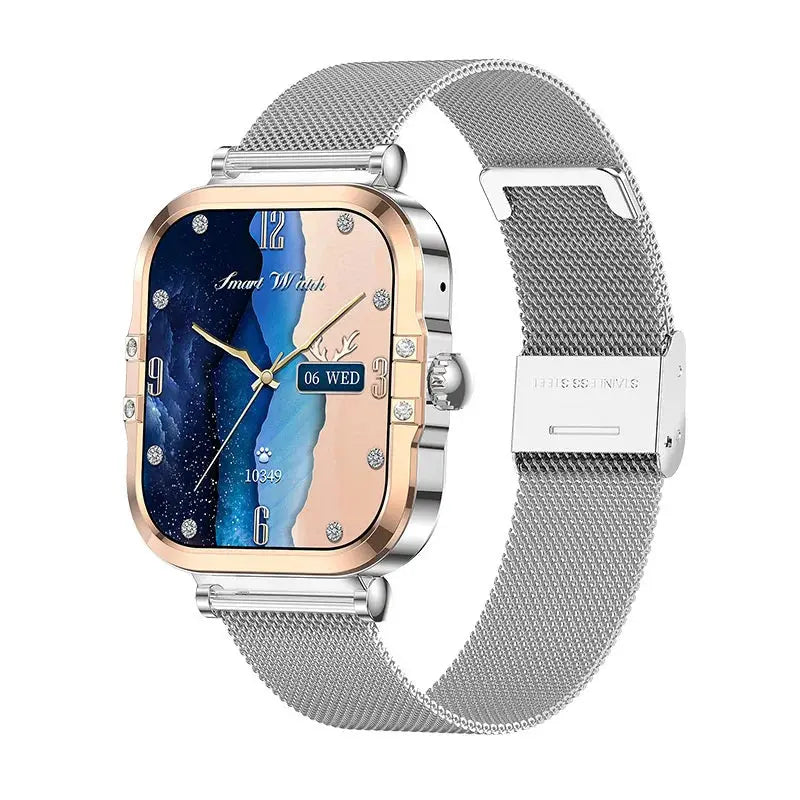 HK82 Montre Intelligente connectée Smart Watch HD Screen Bluetooth Calling Wristband Girl Sport Fitness Tracker Lady Smartwatch pour Filles/Femmes à Prix Discount - Soldes-ShopOnline