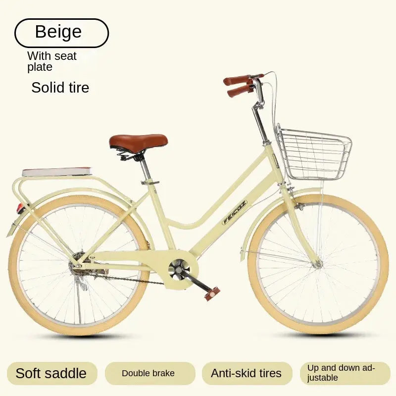 Cooya \ Vélo pour femmes, adulte simple, Vélo d’étudiant, Vélo vintage,vélo pour Filles / Femmes Nouveau, 24 « , 26 » à Prix Discount - Soldes-ShopOnline
