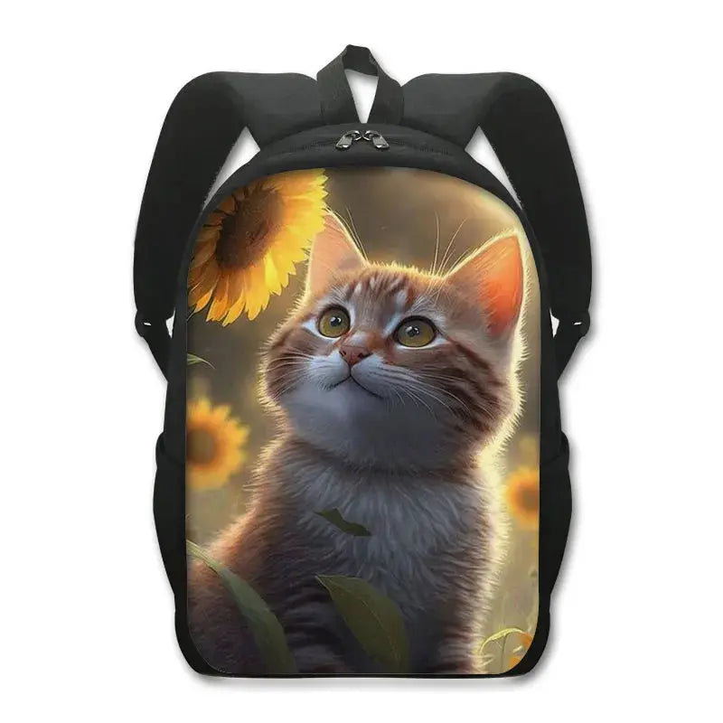 Sac à dos de chat mignon Chat persan/siamois Sacs d'école pour enfants pour adolescents Sacs à dos pour ordinateur portable de chat britannique écossais Sac à dos de livre de chaton - Soldes-ShopOnline