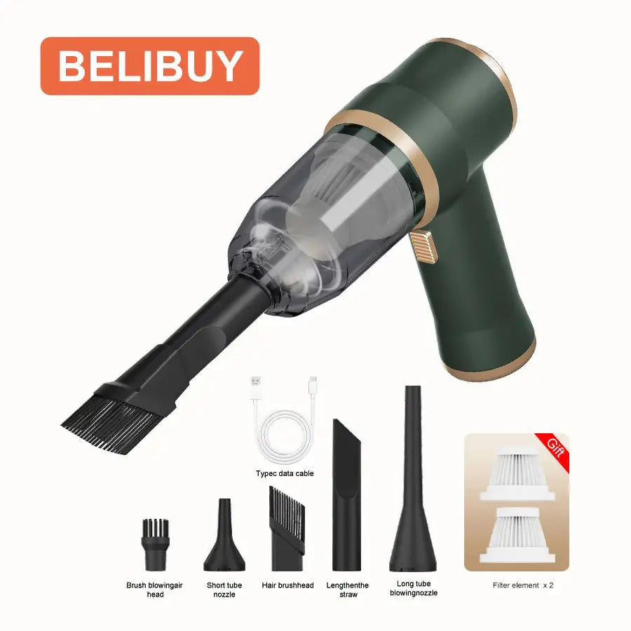 Aspirateur de voiture sans fil pour le nettoyage des tapis de chambre à coucher Machine de nettoyage d'appareils ménagers à fonction haute puissance portable - Soldes-ShopOnline