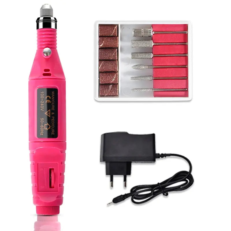 Kit de vernis à ongles en gel avec lampe à ongles UV Perceuse à ongles électrique Soak Kit complet de manucure pour ongles de Filles/Femmes - Soldes-ShopOnline