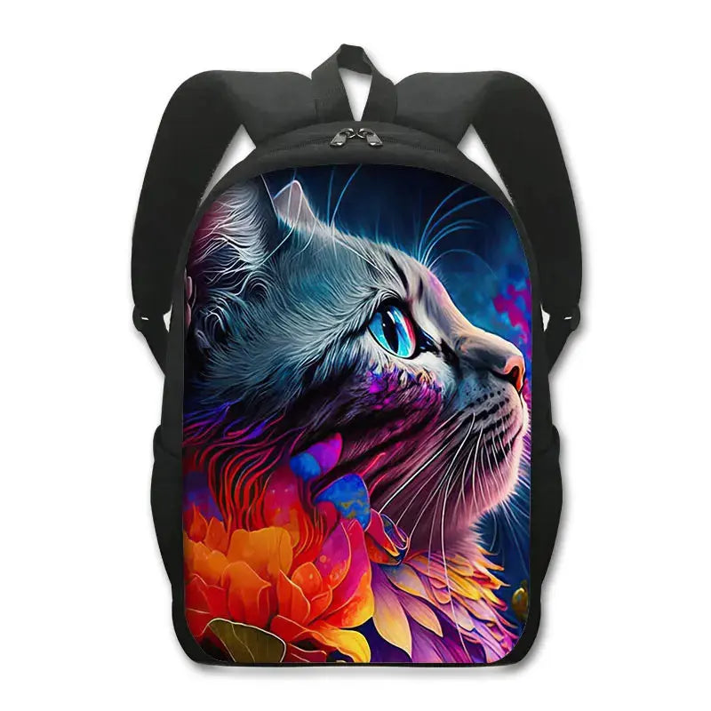 Sac à dos de chat mignon Chat persan/siamois Sacs d'école pour enfants pour adolescents Sacs à dos pour ordinateur portable de chat britannique écossais Sac à dos de livre de chaton - Soldes-ShopOnline