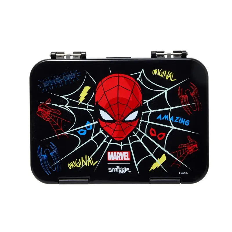 Ensemble sac à dos Cartable d’école Marvel Spider-man Enfants Papeterie Étudiant Sac d'école Sac à lunch Boîte à Pique-Nique Portefeuille Boîte à Crayons Tasse d'eau Cadeau étudiant idéal pour sortie scolaire enfants - Soldes-ShopOnline