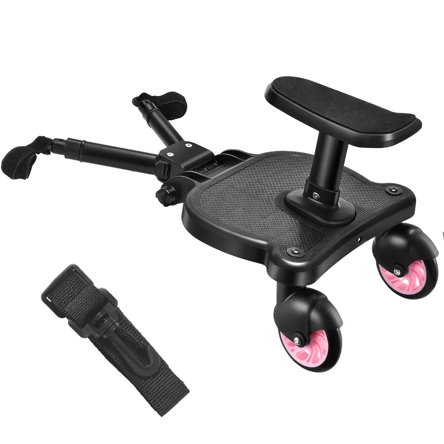 Adaptateur de marche pied Poussettes universelles avec siège Deuxième enfant Jogger Twins Scooter Bébé Poussette Auto-stoppeur Pare-chocs à Prix Discount - Soldes-ShopOnline