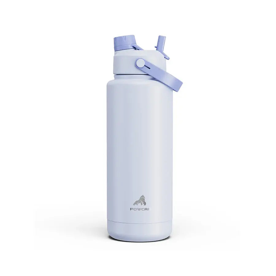 Powcan 40oz double bouche grande capacité thermos en acier inoxydable tasse de sport tasse d’alpinisme sous vide portable étanche à Prix Discount - Soldes-ShopOnline