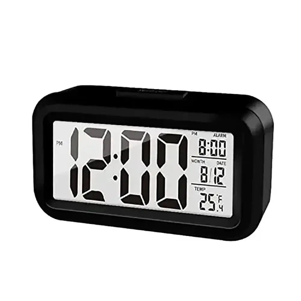 Réveil numérique LED Rétro-éclairage Calendrier de temps de données Bureau Multifonction Rétroéclairage électronique Horloge de table garçon fille - Soldes-ShopOnline