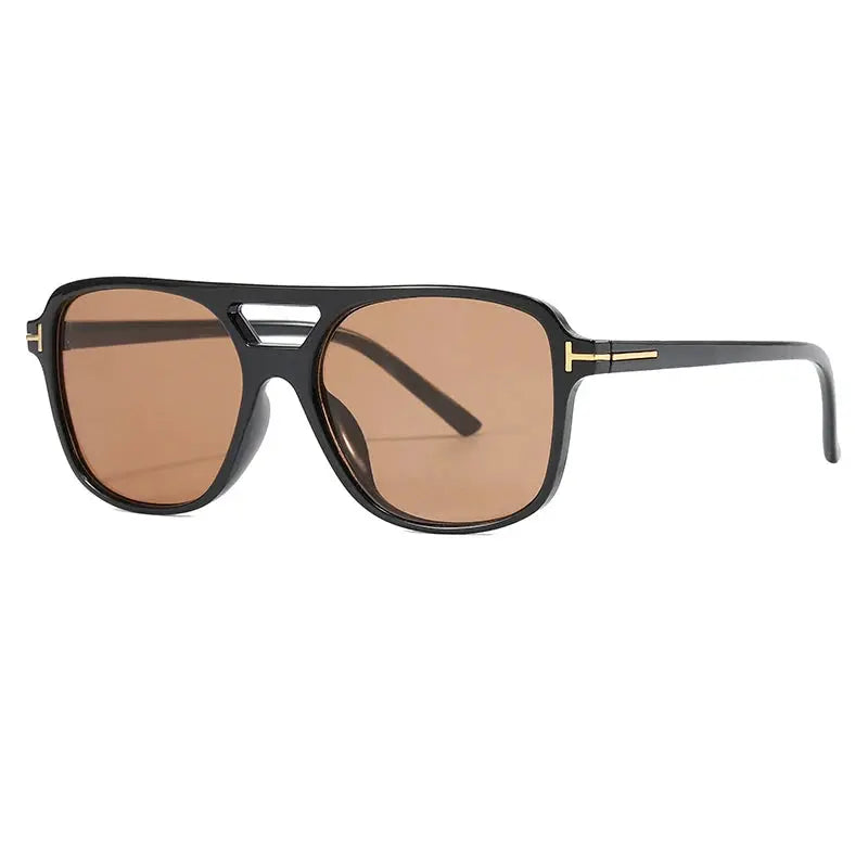 Cyclisme Nouvelle mode Pilote Lunettes de soleil Femmes Double pont Lunettes de soleil surdimensionnées Lunettes ovales Lunettes de soleil classiques Candy Color Design Lunettes à Prix Attractif - Soldes-ShopOnline