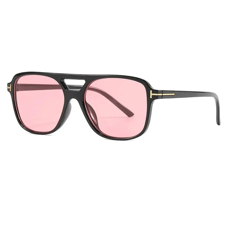 Cyclisme Nouvelle mode Pilote Lunettes de soleil Femmes Double pont Lunettes de soleil surdimensionnées Lunettes ovales Lunettes de soleil classiques Candy Color Design Lunettes à Prix Attractif - Soldes-ShopOnline