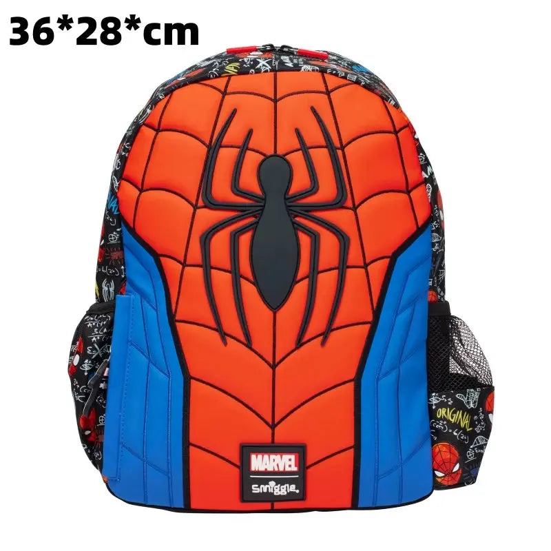 Ensemble sac à dos Cartable d’école Marvel Spider-man Enfants Papeterie Étudiant Sac d'école Sac à lunch Boîte à Pique-Nique Portefeuille Boîte à Crayons Tasse d'eau Cadeau étudiant idéal pour sortie scolaire enfants - Soldes-ShopOnline