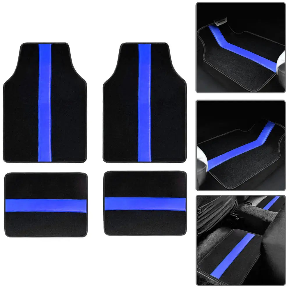 4pcs Tapis de sol de voiture Tapis universel Ensemble kit complet Auto Accessoires Automobile tapis de sol voiture voitures accessoires auto à Prix Discount - Soldes-ShopOnline